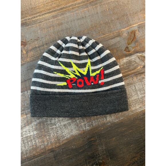 POW Little Boys Hat Size 2T-5T Fleece Lined Beanie Winter Hat Super Hero - Picture 5 of 5